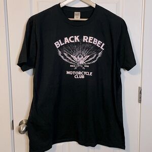 NWOT Gildan Black Rebel Motorcycle Club BRMC 2013 tour eagle graphic tee sz XL